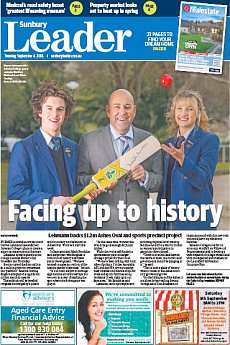 Sunbury Leader - September 4th 2018