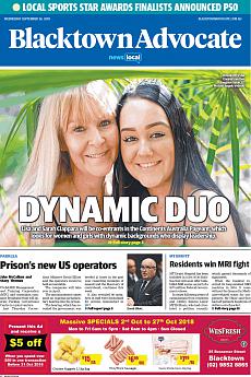 Blacktown Advocate - September 26th 2018