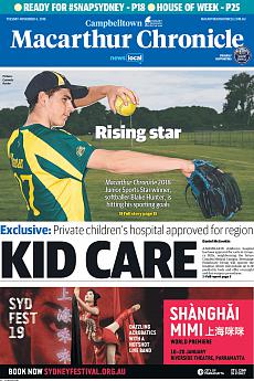 Macarthur Chronicle Campbelltown - November 6th 2018