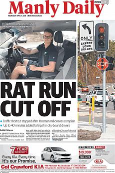 Manly Daily - April 11th 2018