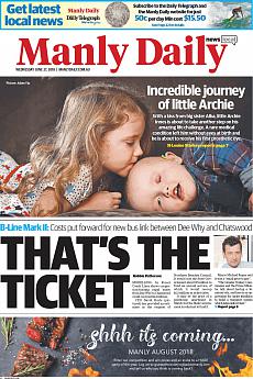 Manly Daily - June 27th 2018