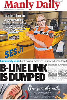 Manly Daily - July 18th 2018