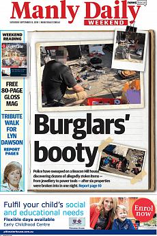 Manly Daily - September 15th 2018
