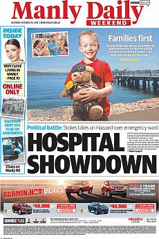 Manly Daily - October 20th 2018